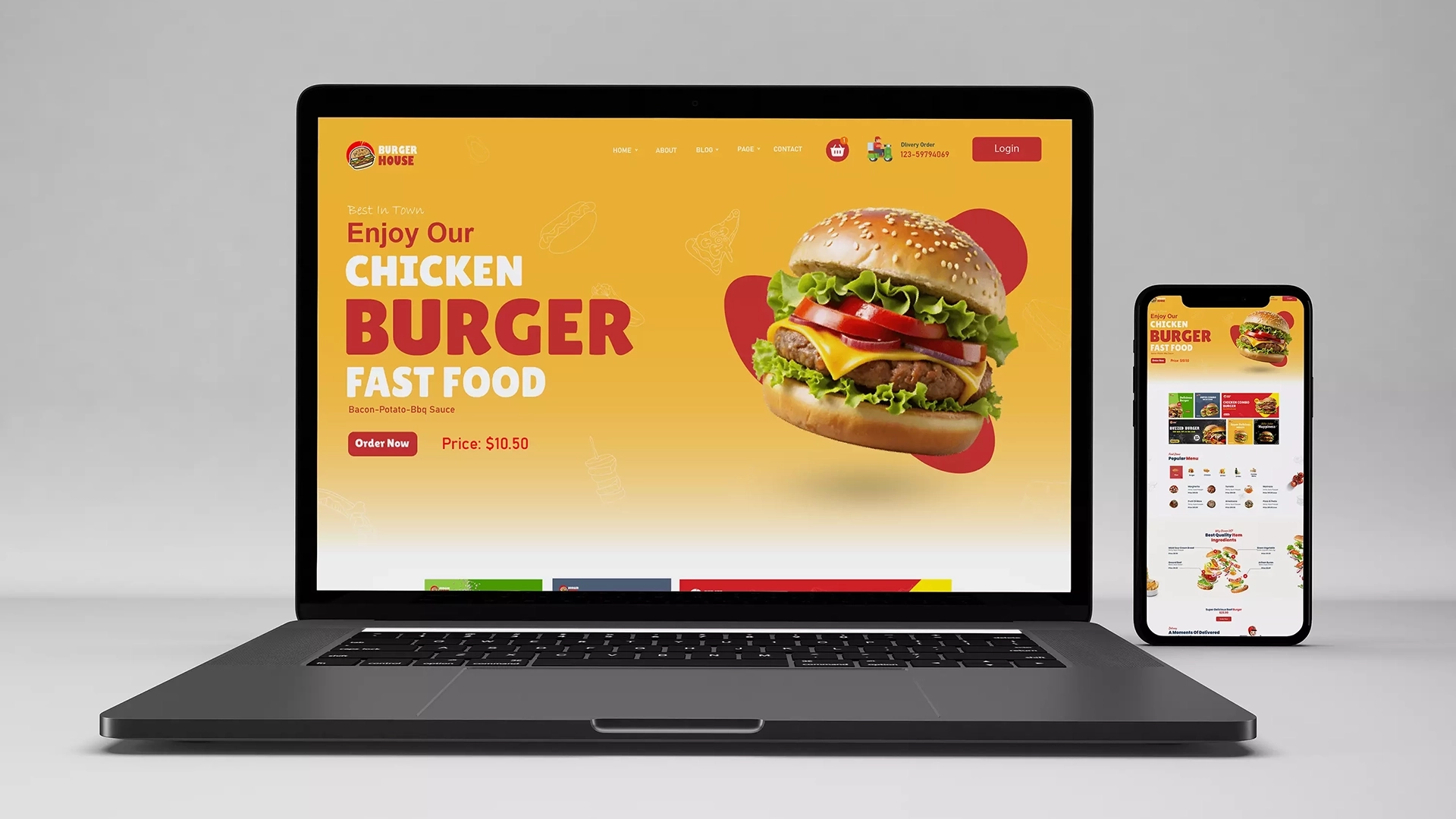 Burger House UI/UX